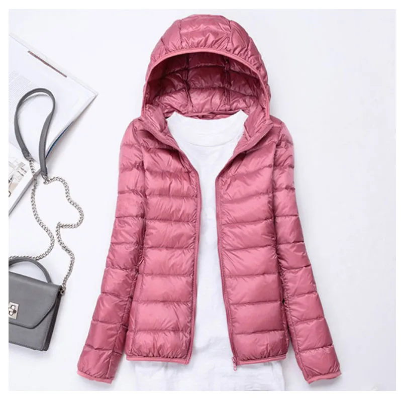 90% Пато Абахо chaquetas con capucha de manga калиенте abrigo Invierno mujeres ультра ligero femenino парка YRF001|Женские пуховики| |