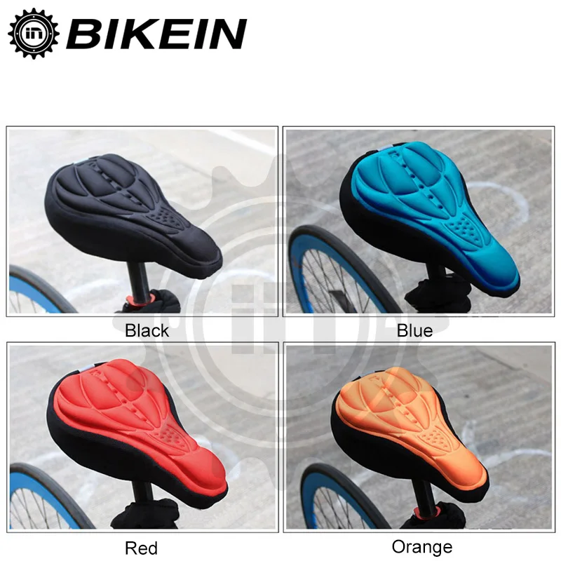 BIKEIN-Горная Дорога велосипедное седло Крышка Велосипедное переднее сиденье коврик Удобная подушка Велосипедное мягкое сиденье 4 цвета