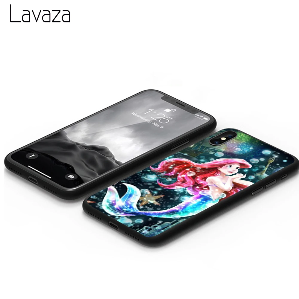 Lavaza Princess Ariel Soft Silicone Case Cover for Apple iPhone 6 6S 7 8 Plus 5 5S SE X XS 11 Pro MAX XR |