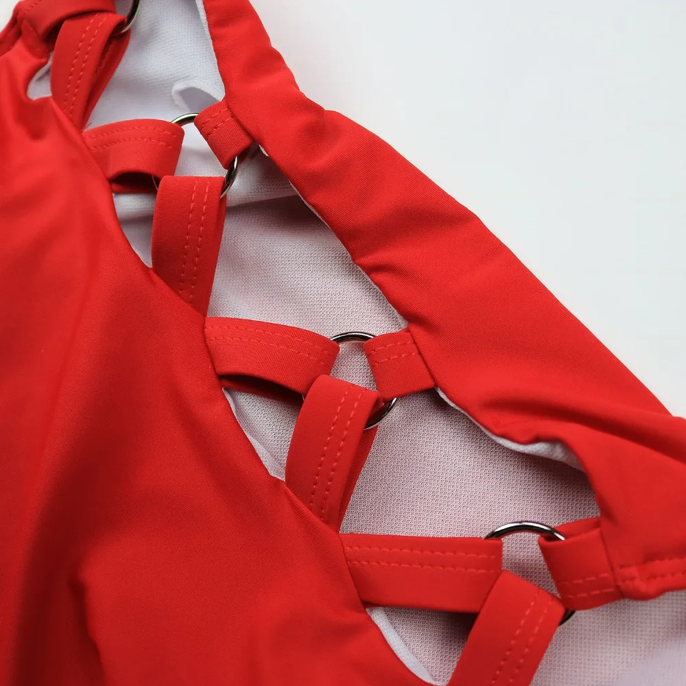 Цельный купальник без рукавов боди для женщин Maillot De Bain Femme купальный костюм