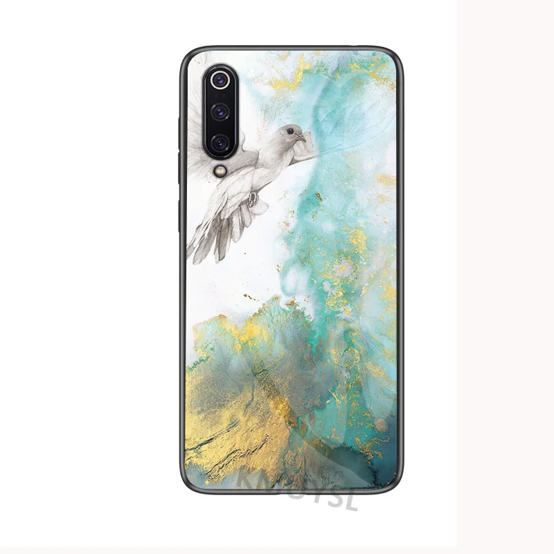 Для Xiaomi Redmi Note 4 4X5 6 7 Pro 5 Plus 6A красочные Стекло крышка чехол для телефона для Xiaomi Mi 8 Lite 9 SE A1 A2 Lite 5X 6X Coque - Цвет: 2