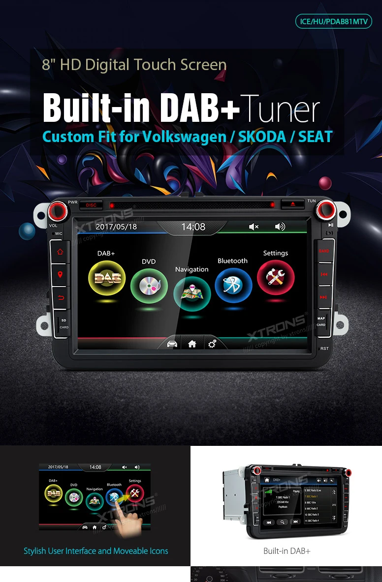 " dab+ Радио dvd-плеер GPS для Volkswagen VW Skoda сиденье Гольф Passat Мужские поло Magotan Tiguan T5 VENTO автоматический 2 DIN SD RDS стерео