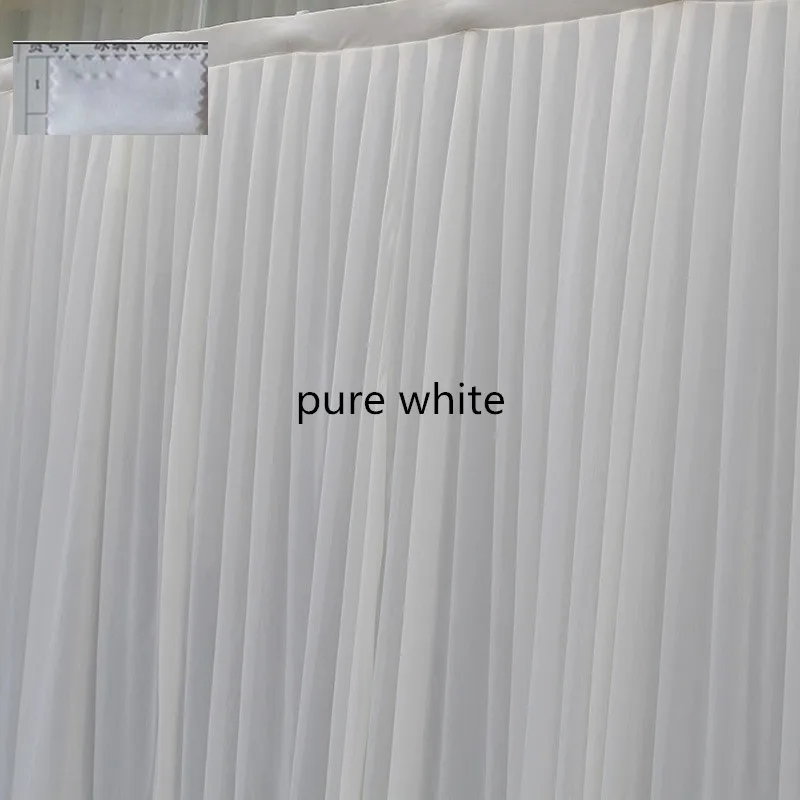 10 футов * 20 ледяная шелковая Свадебная занавеска С лоскутами Золотая драпировка