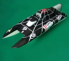 Супергоночная лодка Spider Catamaran 1312/26cc бензиновая с клатч|racing boat|26cc gasoline boatgasoline boat |