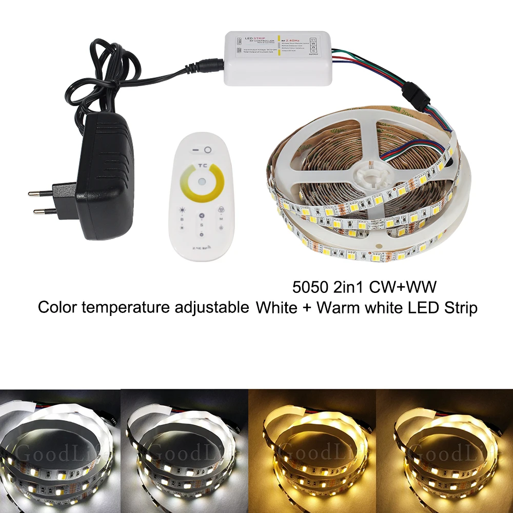 Комплект светодиодных лент 12 В постоянного тока Светодиодная лента 5050 RGB RGBW RGBWW 60
