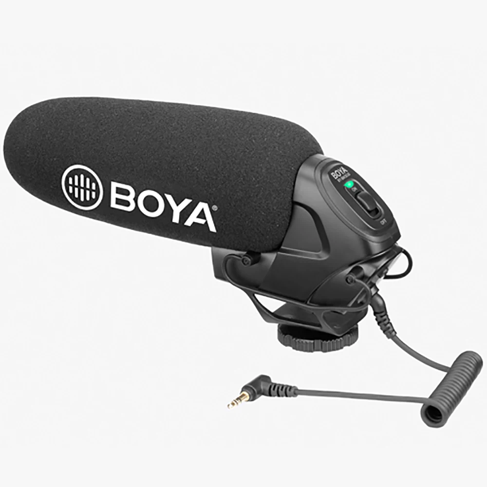 BOYA BM3030 конденсаторный микрофон на камеру Микрофон проводной 3 5 мм Запись студия
