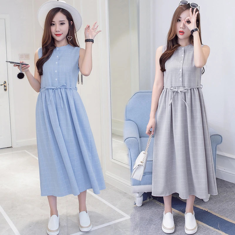 Вечерние платья без рукавов для мам одежды беременной и няни Одежда беременных