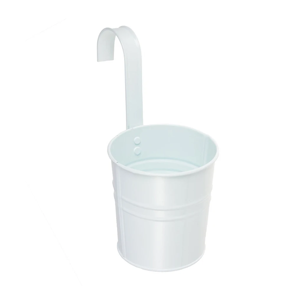 5 шт Металлическое Ведро цветочный подвесной горшок балкон садовые горшки