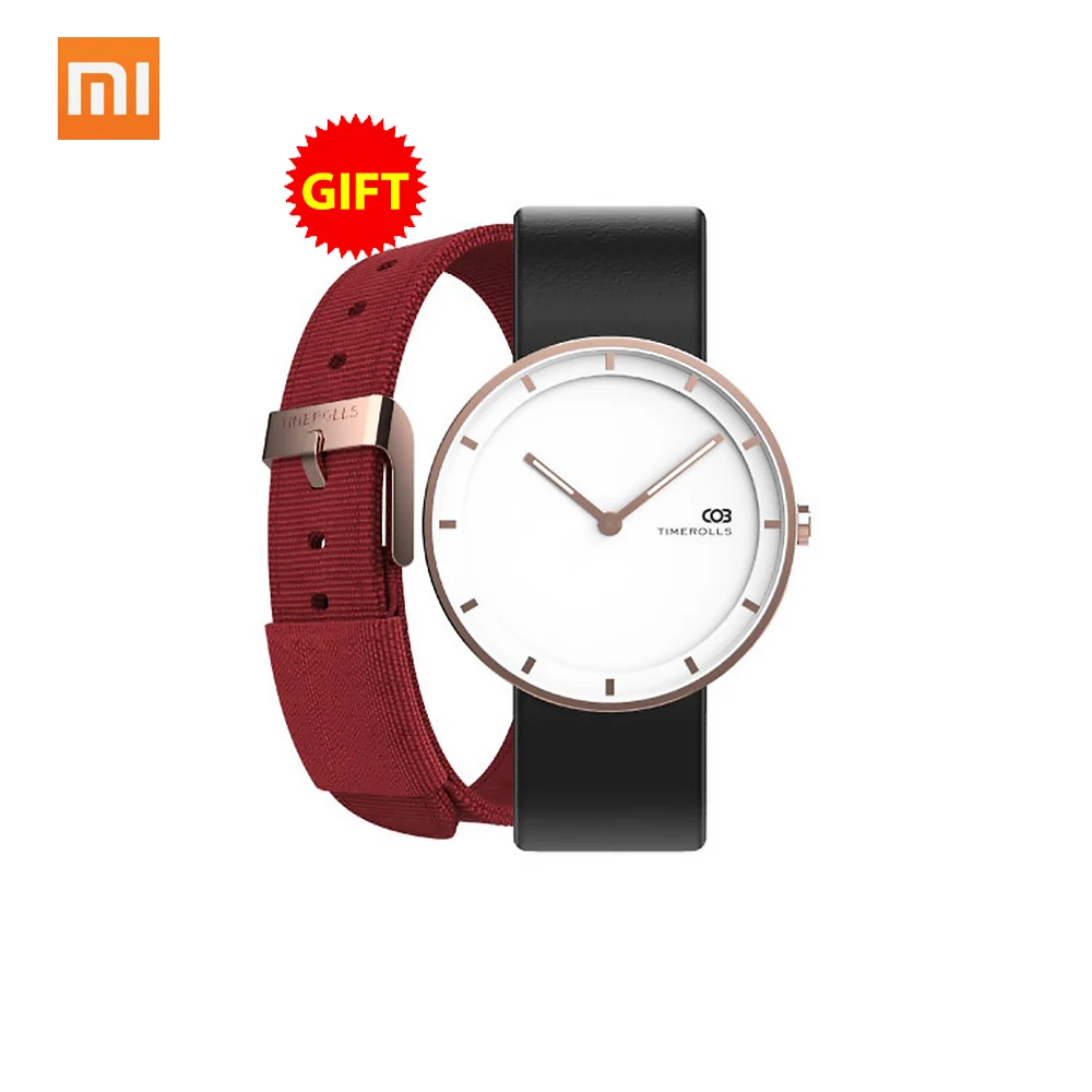 Xiaomi Youpin TIMEROLLS-COB часы время трек кварцевые часы AD-WQ0118B 3 цвета фосфоресцирующий 30 м водонепроницаемый