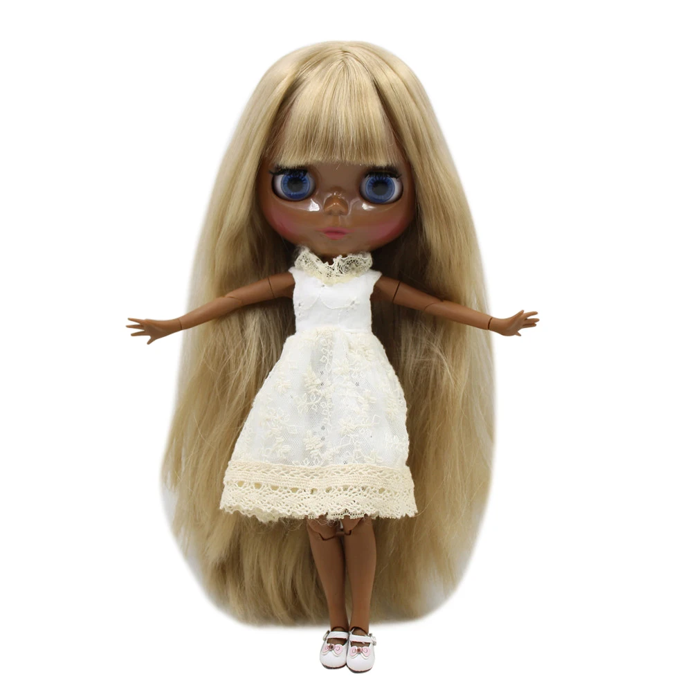Ледяной DBS Blyth кукольные 1/6 30 см bjd супер черный темных оттенков кожи шарнирное