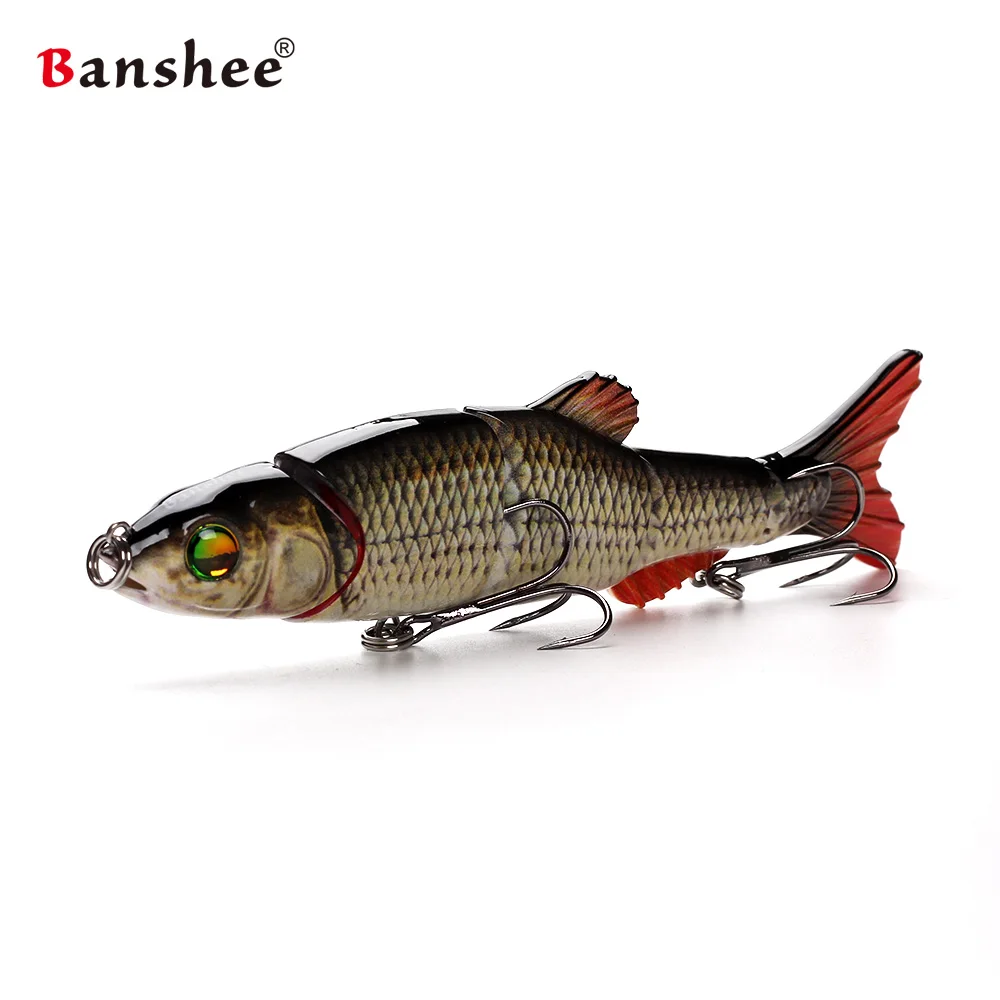 Banshee 168 мм 38 г VMJM05-6.5 жесткая искусственная приманка щука, рыбий глаз, ловля баса, Тонущая приманка, 5 секций, Mulit, соединенная плавающая приманка