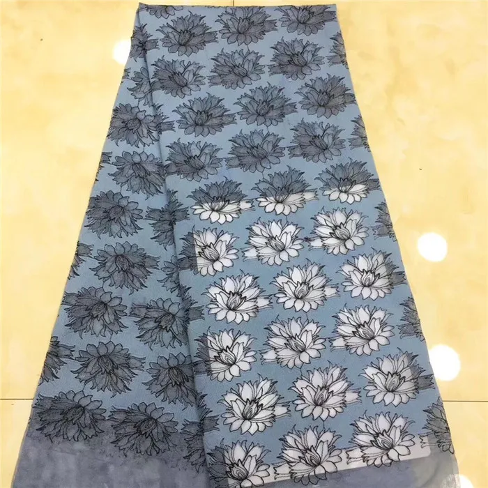 Elegant party dress material African mesh cloth French net lace fabric PDN123(5yards/lot) many color | Дом и сад