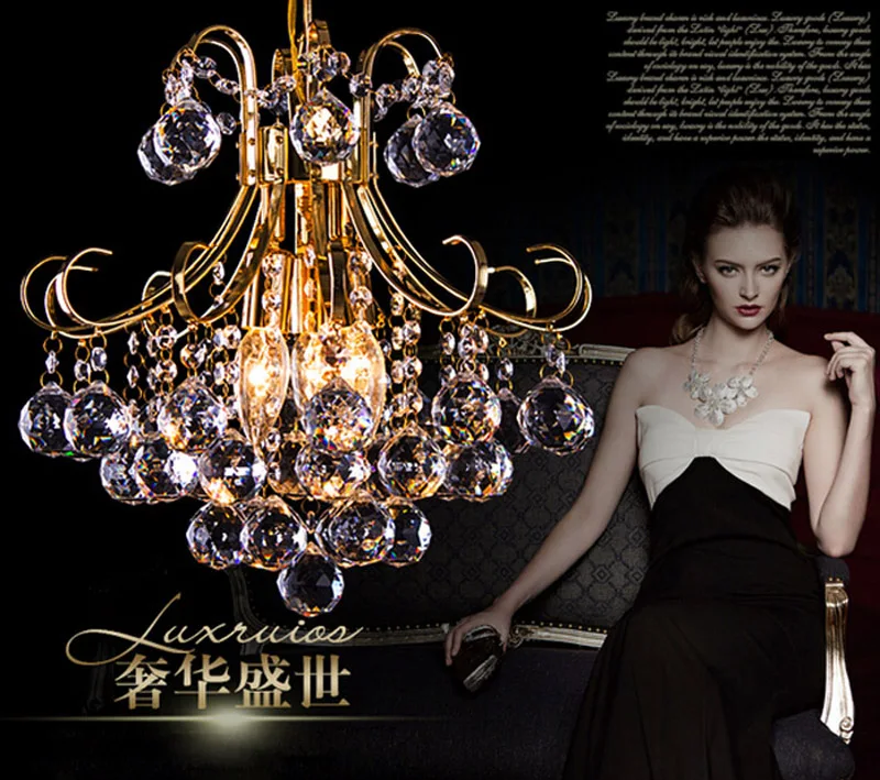 Роскошная хрустальная люстра лампа k9 Хрустальная подвеска светлая модная для