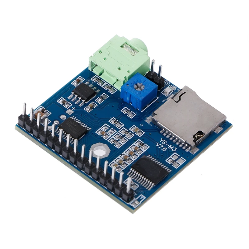 MP3 голосовой модуль SD/TF Голосовая трансляция триггер плеер + динамик F MCU SCM