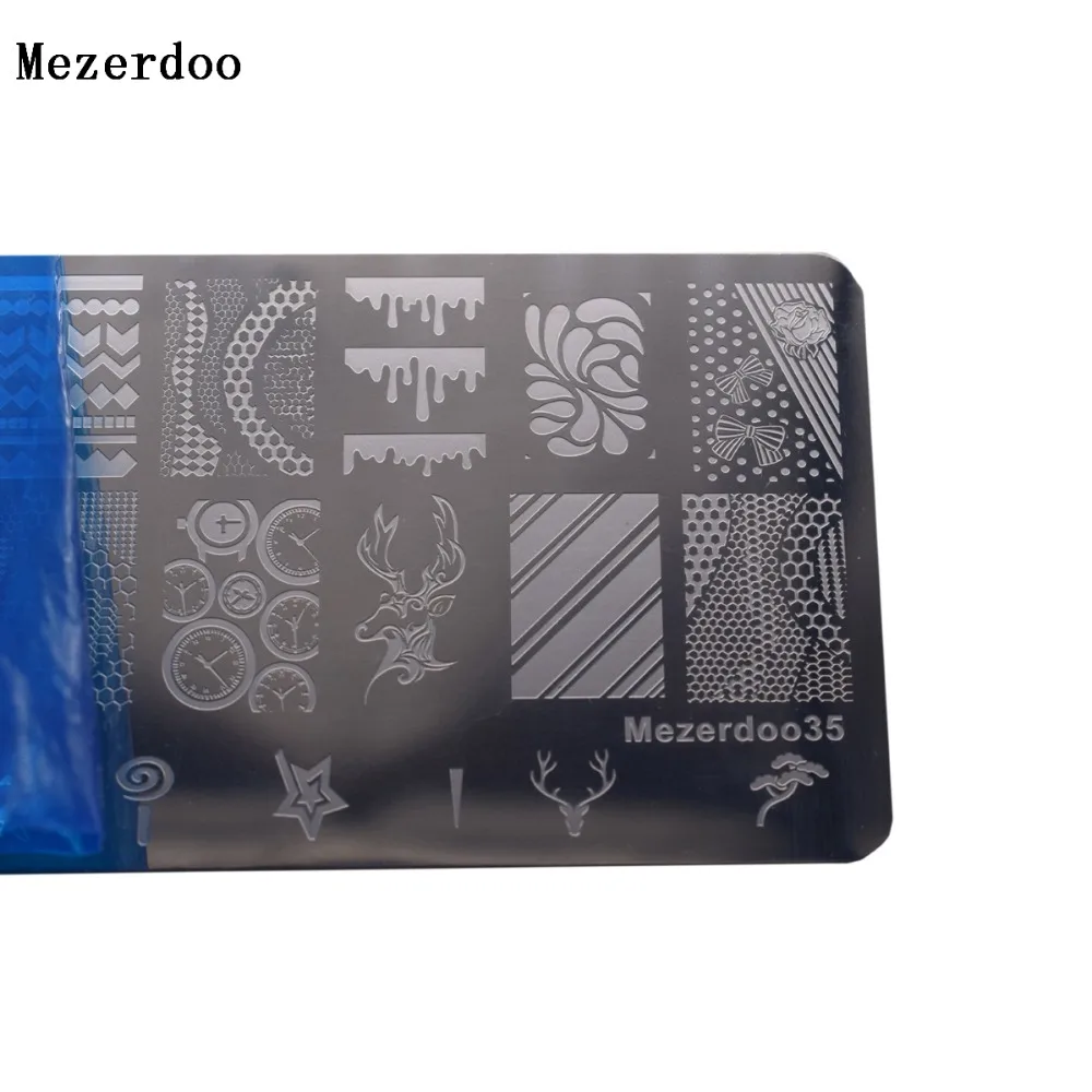 Облако маникюр ногтей шаблон штамп пластины Изображение Искусство Штамповка