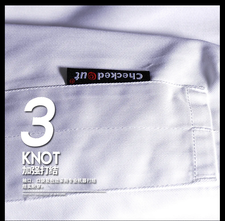 new arrival spring quality long sleeve white black restaurant kitchen work clothes chef cloth and cook uniform for man