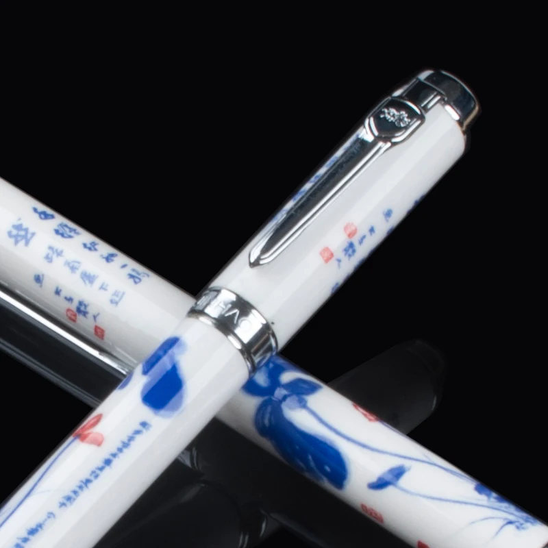 JINHAO 950 Горячее предложение Китайский Синий и белый фарфор шаблон Ручка