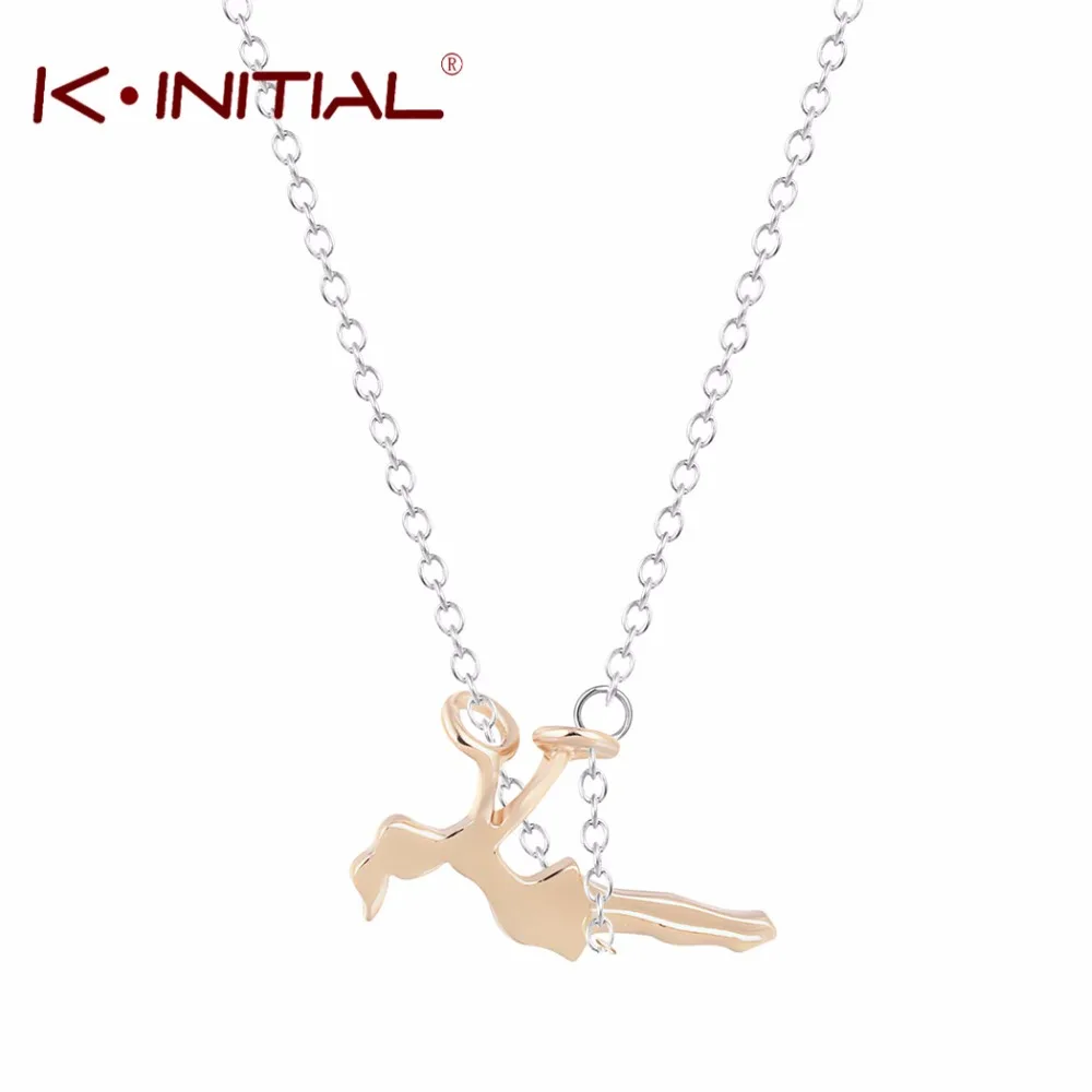 Kinitial 10 шт. Свинг Девушка ожерелье для женщин эффектное s & Подвески ww модный Чокер