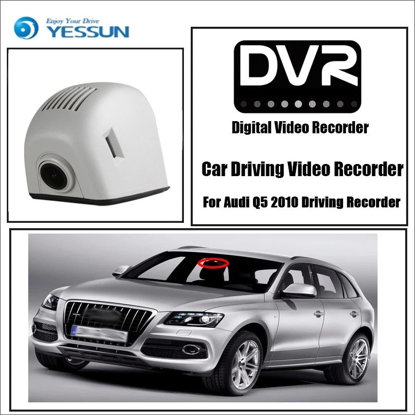 YESSUN для Audi Q5 B8 8R SQ5 2008 ~ 2017 Автомобильный видеорегистратор Wifi камера ночного