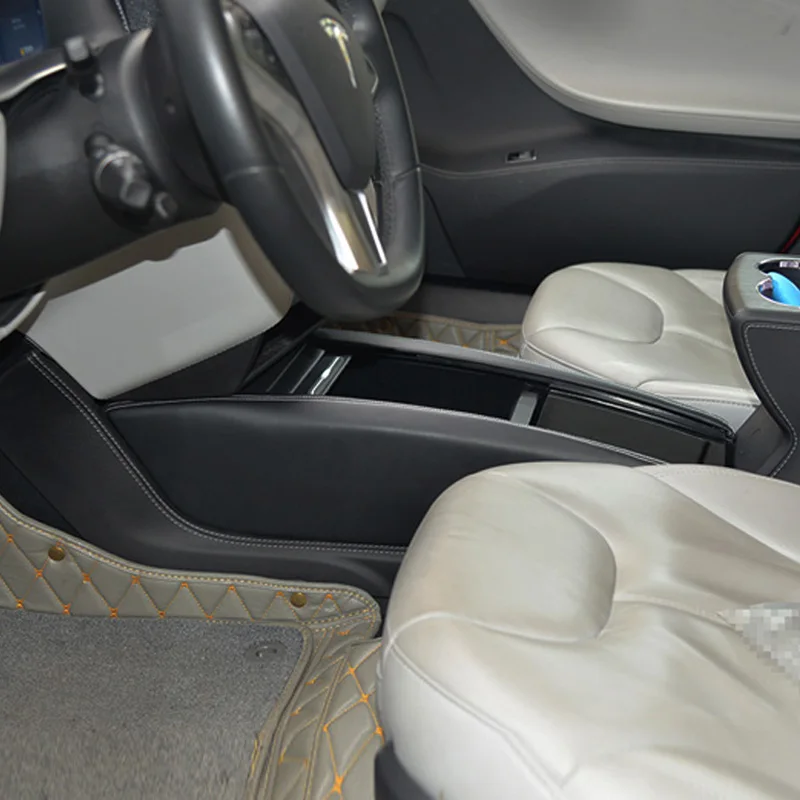 Настраиваемый пульт управления подлокотник для Tesla model S интегрированный