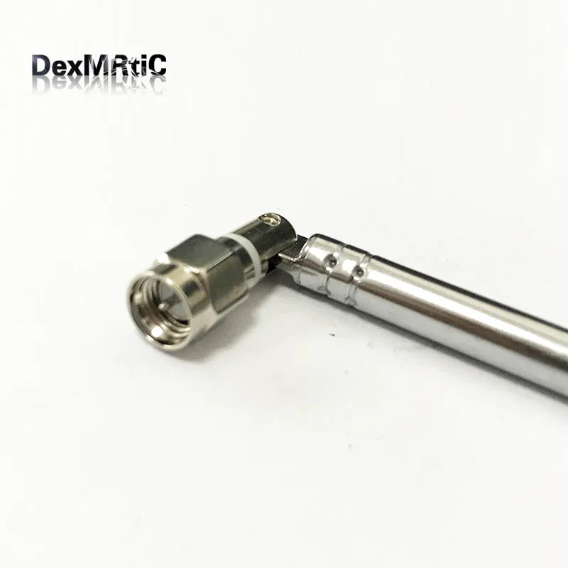 Замена 132 мм 6 Секций Телескопическая антенна SMA папа для радио ТВ DIY