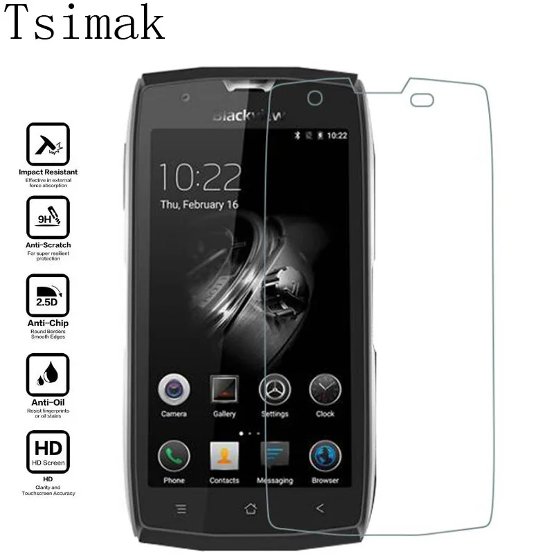 Tsimak Tempered Glass For Blackview BV7000 BV8000 Pro Screen Protector Premium Explosion-proof Steel Protective Film | Мобильные