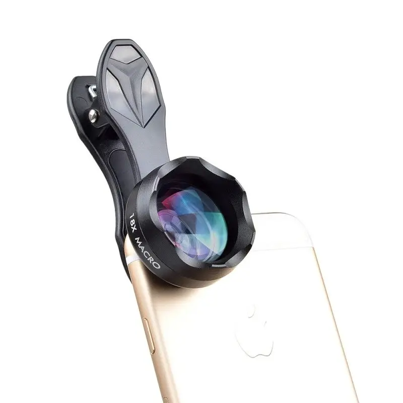 APEXEL универсальная Профессиональная фотография HD 18X макрообъектив для мобильного