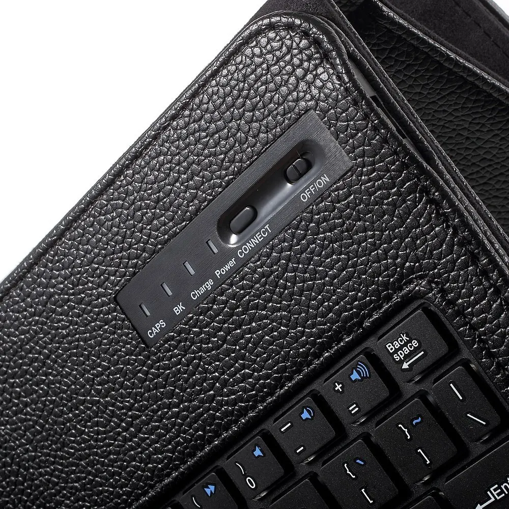 Магнитный съемный беспроводной чехол Kemile из искусственной кожи с Bluetooth