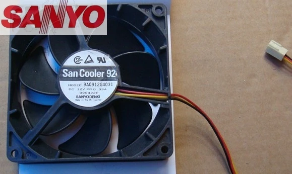 Для Sanyo 9A0912G4031 9A0912G4061 DC 12V 0.39A 9025 сервер инвертор Вентилятор охлаждения | Компьютеры