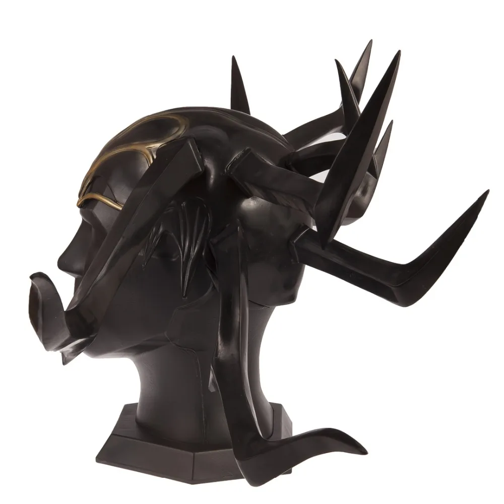 Легенды Тор Ragnarok Hela головные уборы маска Hela Косплей головные уборы Шлем Хэллоуин сценический Косплей вечерние реквизит Прямая поставка