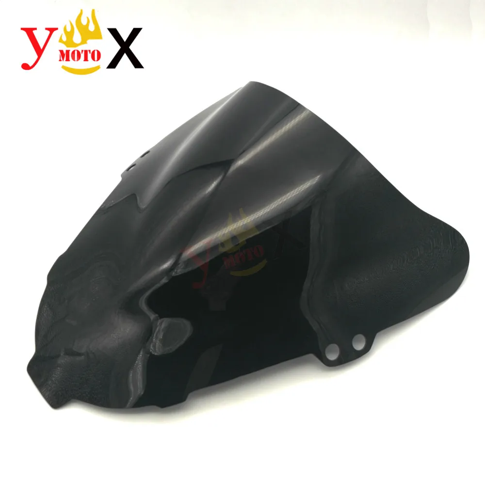 Racing Motorcycle Double Bubble Black Windscreen Windshield Front Faring Delector For Suzuki RF400 GK78A 1993-1997 1994 1995 96 |