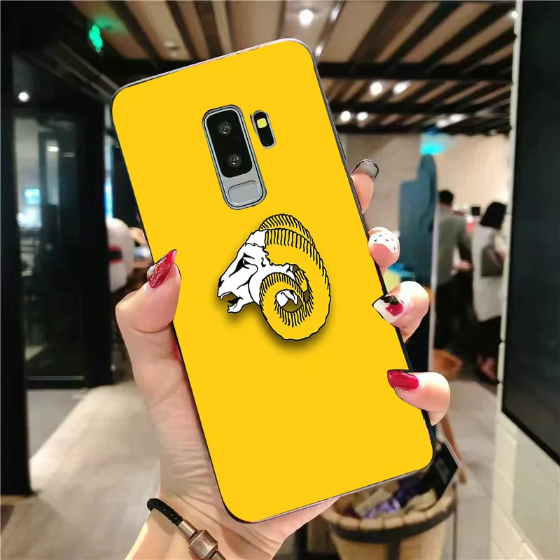 Yinuoda чехол для телефона NFL клуб Лос-Анджелес Рэмс samsung Galaxy S10 S9 8 плюс S6 S7 край-Сити
