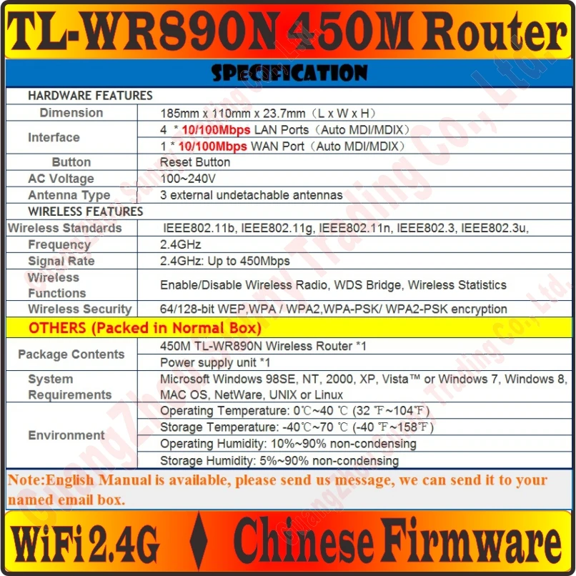 TP LINK 450 Мбит/с беспроводной маршрутизатор с цельнометаллическим корпусом 2 4 ГГц Wi