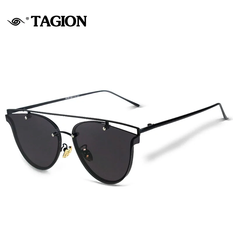 TAGION горячая Распродажа Модные солнцезащитные очки женские кошачий глаз 6839 |