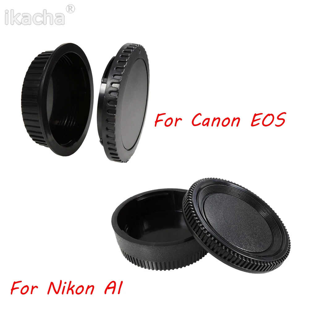 Задняя крышка камеры + передняя объектива Пылезащитная для Canon EOS Nikon AI DSLR