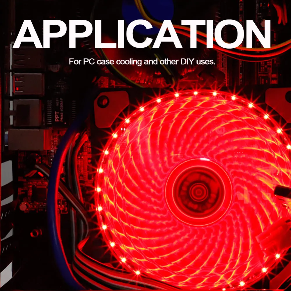 Светодиодная подсветка для вентилятора охлаждения компьютера 120 мм | Компьютеры