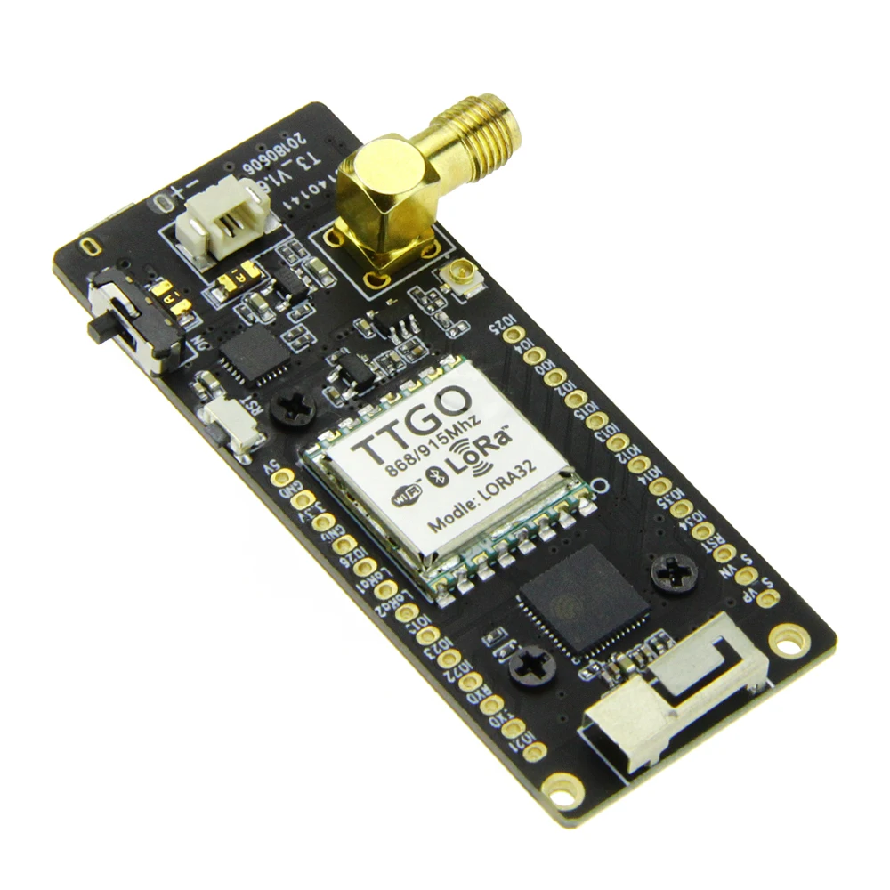 TTGO ESP32 - Paxcounter LoRa32 V2.1 _ 1 6 версия 433/868/915 МГц LoRa Φ OLED 0 96 ESP-32 Bluetooth WIFI модуль SMA |