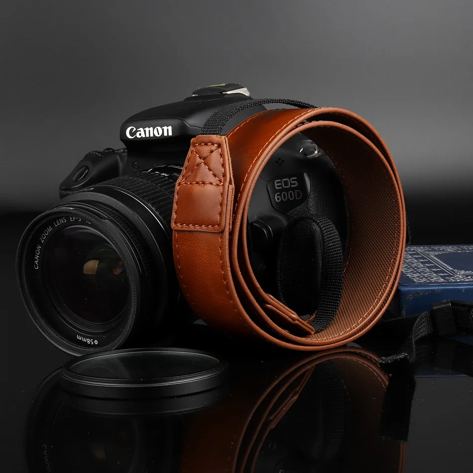 Ремень из искусственной кожи для камеры Nikon D7500 D5600 D5500 D5300 D7200 D90 D810 D850 D3400 D3300 D5200 D750 DF