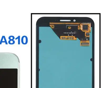 A810 ORIGINAL BLACK Супер AMOLED ЖК-дисплей для samsung Galaxy A8 A8100 A810 lcd кодирующий преобразователь сенсорного экрана в сборе - Цвет: A810 ORIGINAL BLACK