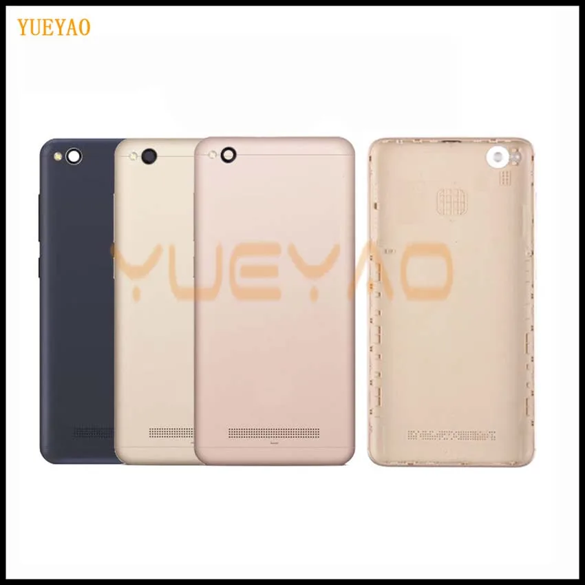 4A чехол на заднюю крышку для Xiaomi Redmi 4A сменная задняя панель Батарея чехол, 5 дюймов боковые кнопки мерцание/мигание зажигалка