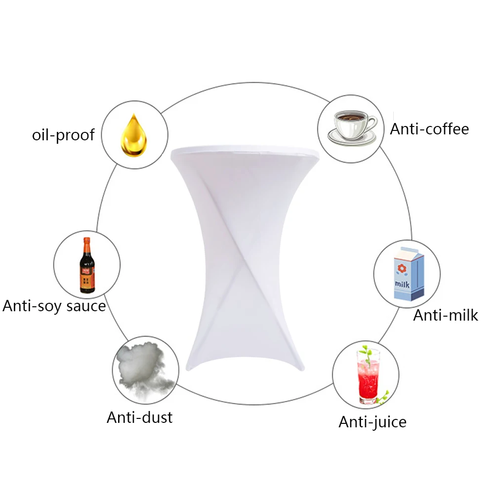 Эластичный чехол для коктейльного стола эластичная антигрязевая скатерть из