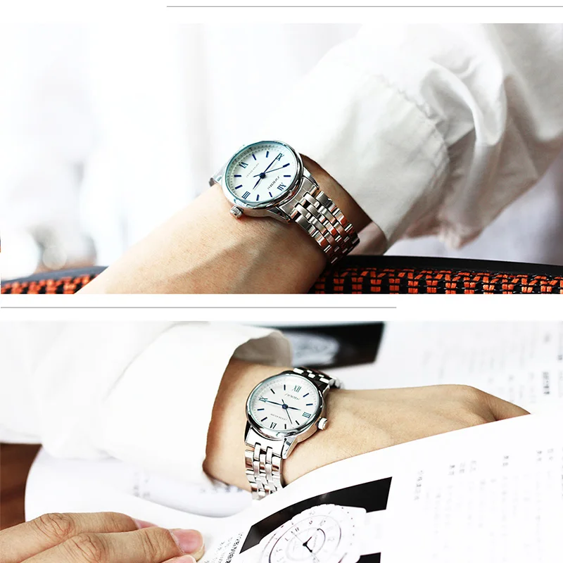 SINOBI Brand Women's Business Wristwatches Quality stainless steel quartz-watch Simple holiday gift watch women relogio feminino |