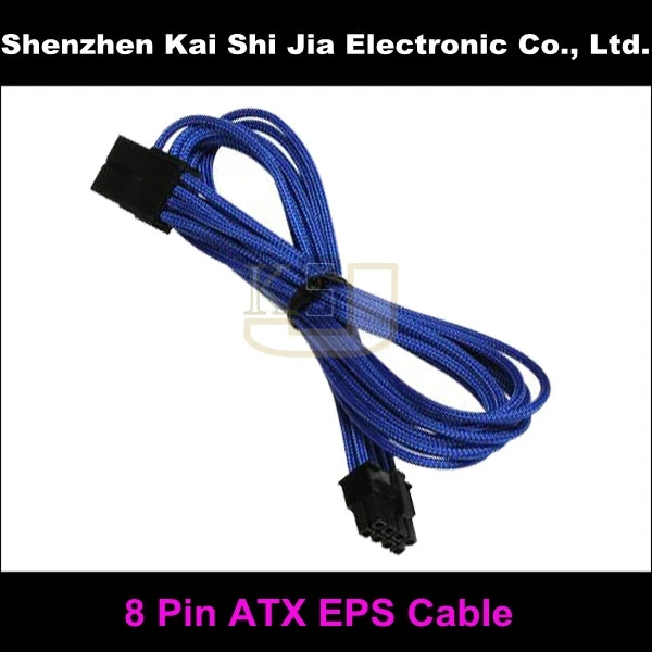 Popular Color Single Sleeved 8Pin ATX EPS Motherboard Extention Cable | Компьютеры и офис