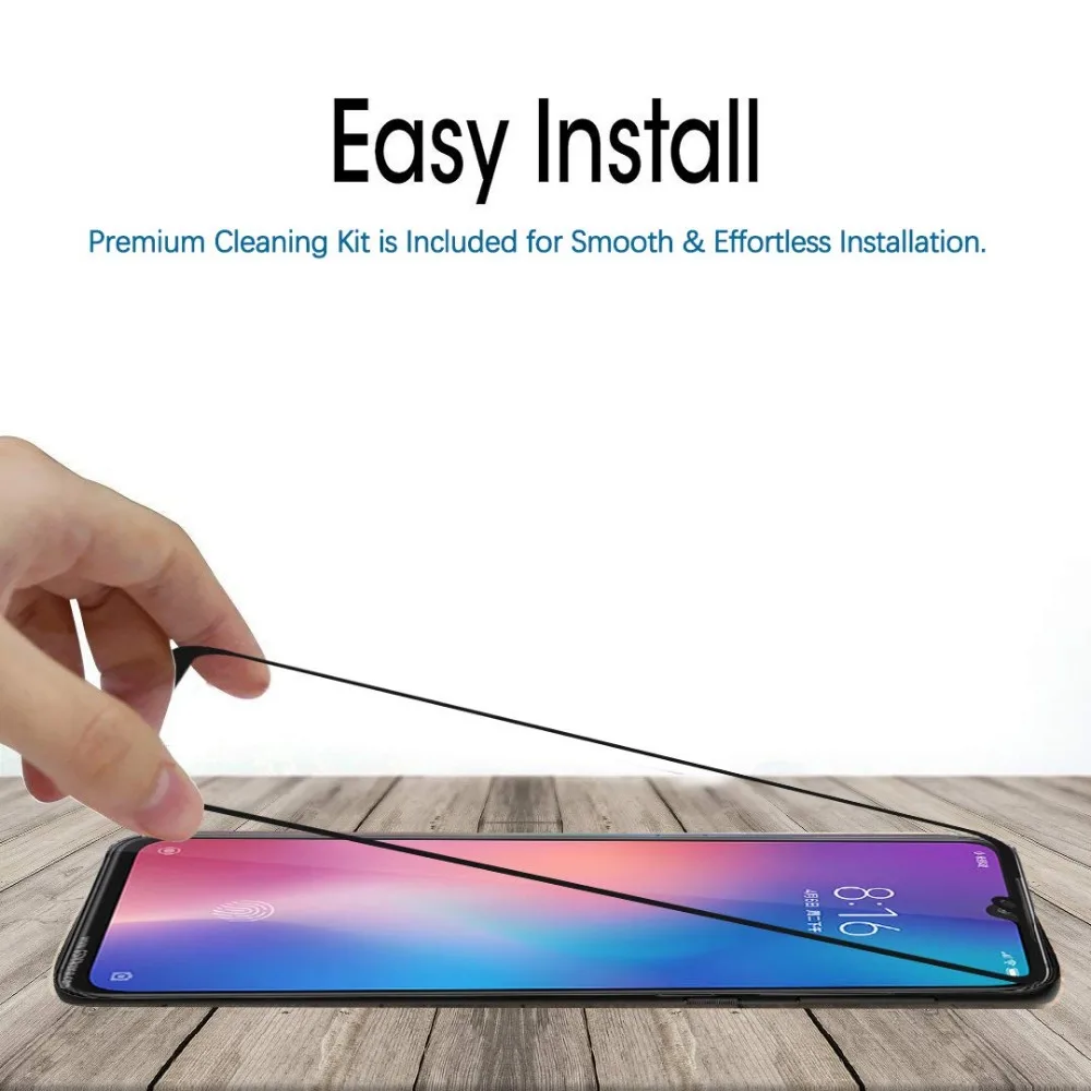 9H Полностью закаленное стекло для Xiaomi mi 8 Lite 9 Red Note 7 Защитная пленка POCOPHONE F1