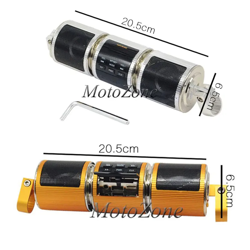 Мотоциклетный MP3 музыкальный плеер Bluetooth динамик FM-радио водонепроницаемый