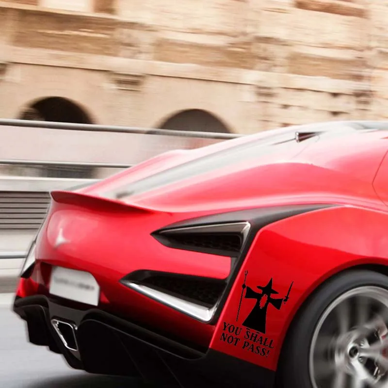 Автомобильная наклейка для вас не пройдет Anti Road Rage Gandolf украшение стайлинга