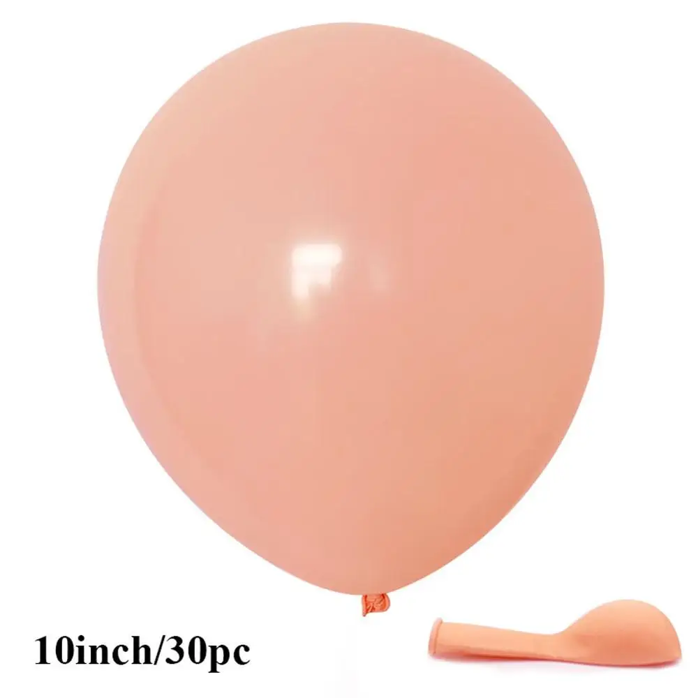 peach 10inch 30 шт. макароны шары из латекса балони День рождения воздушные шарики в виде леденцов День Рождения украшения девочка мальчик ребенок душ свадьба Golobos - Цвет: peach 10inch