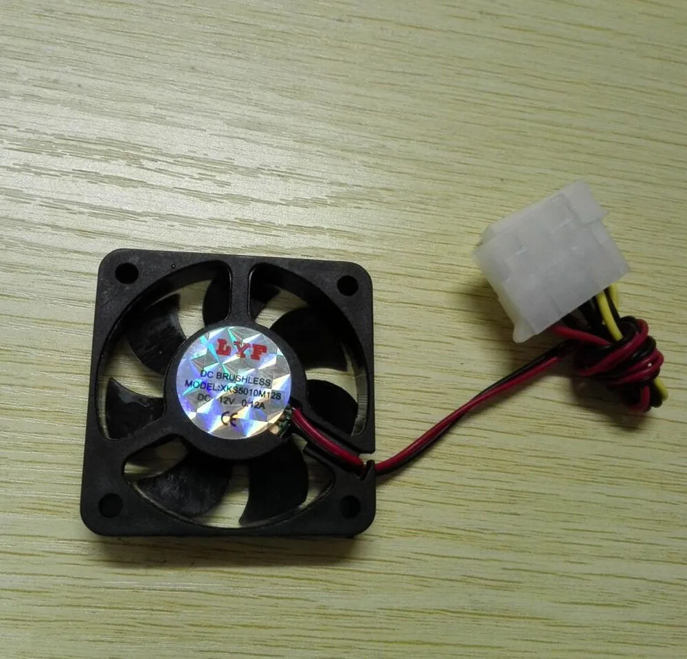 

Wholesale New Black 12V 4Pin 5CM 50 MM 5010 Fan For PC CPU Case System Cooller