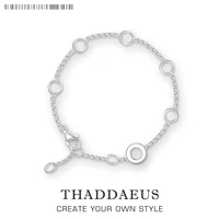 round eyelets basic charm bracelets link chain trendy fashion club jewelry europe style women gift