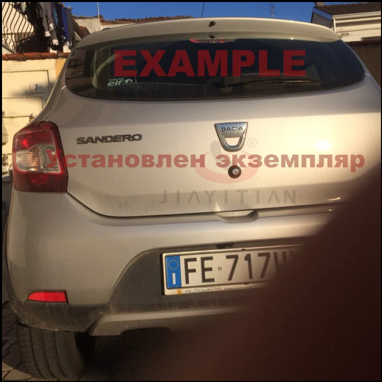 JiaYiTian камера заднего вида для Renault Sandero/Dacia Sandero II Stepway 2 2012~ резервная камера заднего вида камера номерного знака